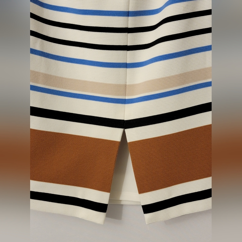 WHBM Striped Multicolor Pencil Skirt Size 0 - Picture 7 of 11
